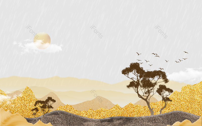 灰色中国风意境山水画山峰宣传背景,插画/手绘图,插画/手绘图库,插画/手绘图下载,插画/手绘